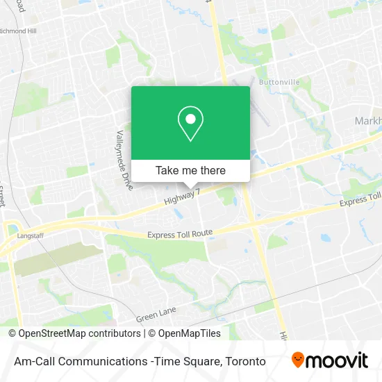 Am-Call Communications -Time Square map