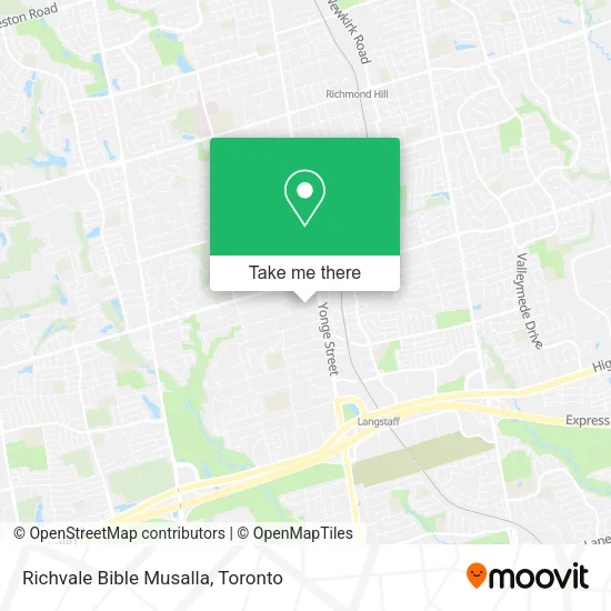 Richvale Bible Musalla map
