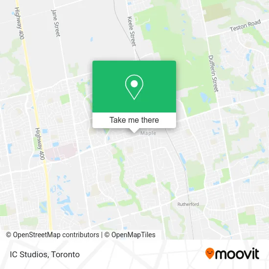 IC Studios map