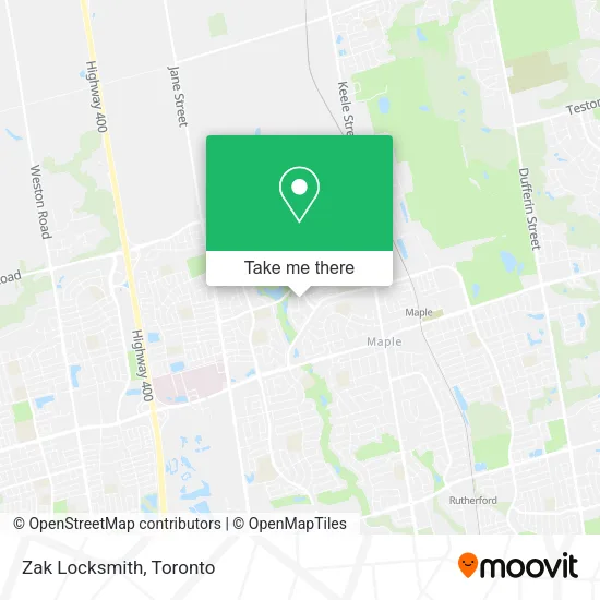 Zak Locksmith map
