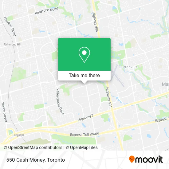 550 Cash Money map