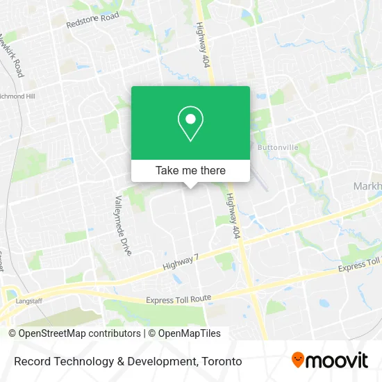 Record Technology & Development map