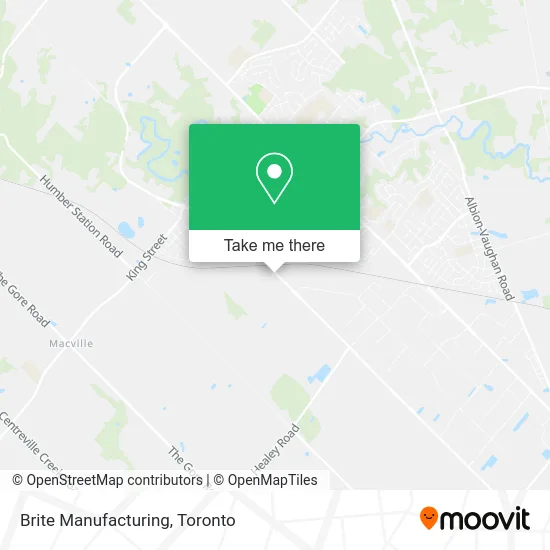 Brite Manufacturing map