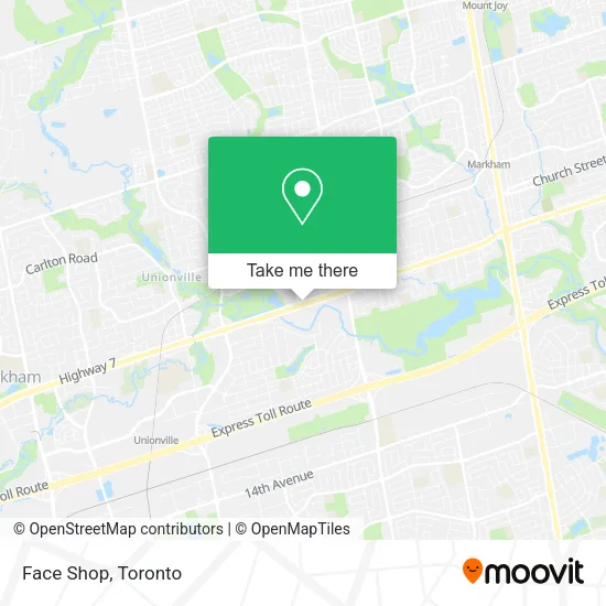 Face Shop map