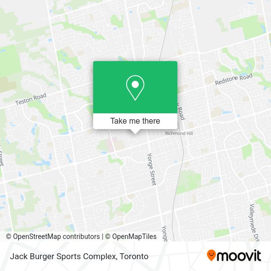 Jack Burger Sports Complex map
