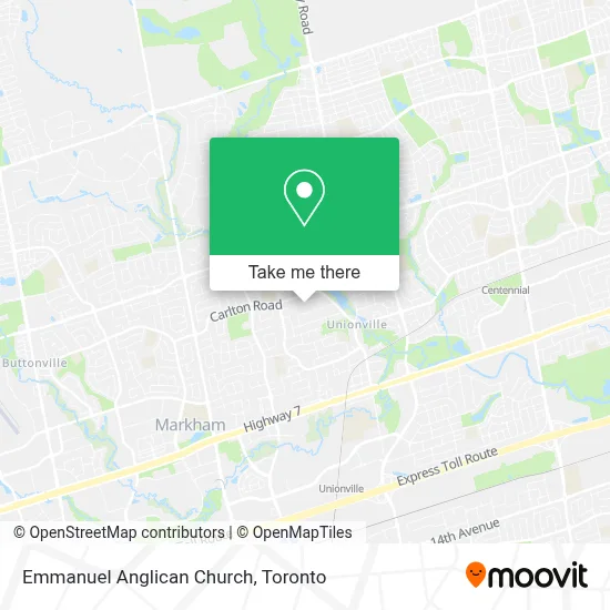 Emmanuel Anglican Church map