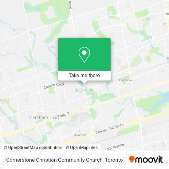 Cornerstone Christian Community Church map