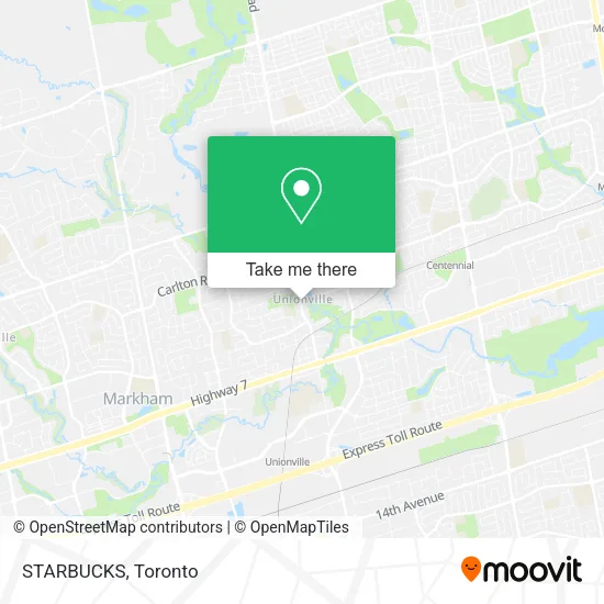STARBUCKS map