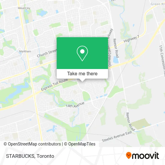 STARBUCKS map