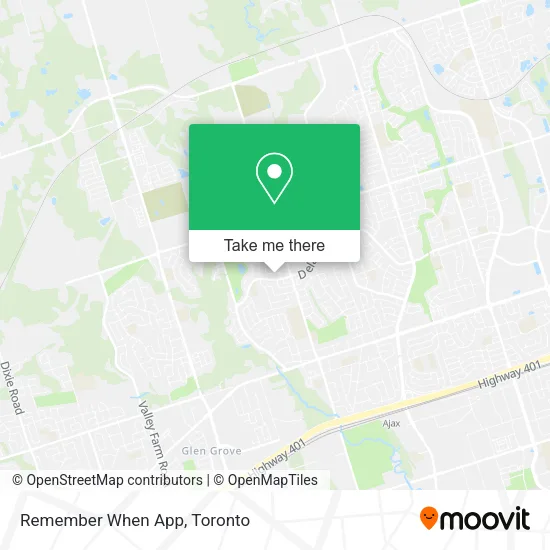 Remember When App map