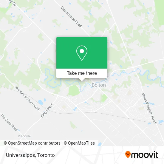 Universalpos map
