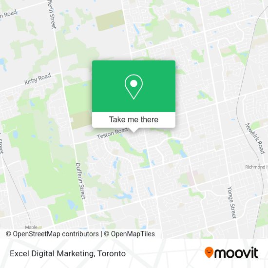 Excel Digital Marketing map