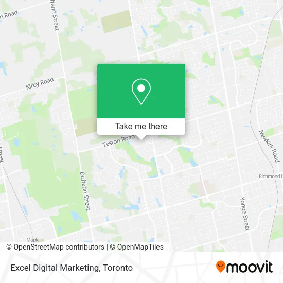 Excel Digital Marketing map