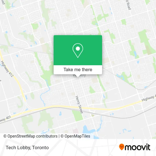 Tech Lobby map