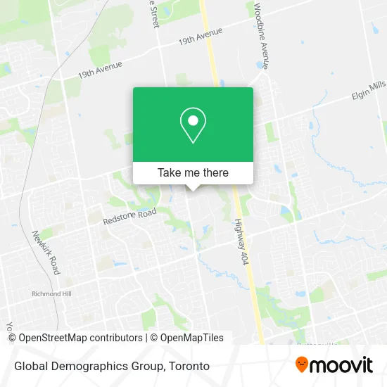 Global Demographics Group map