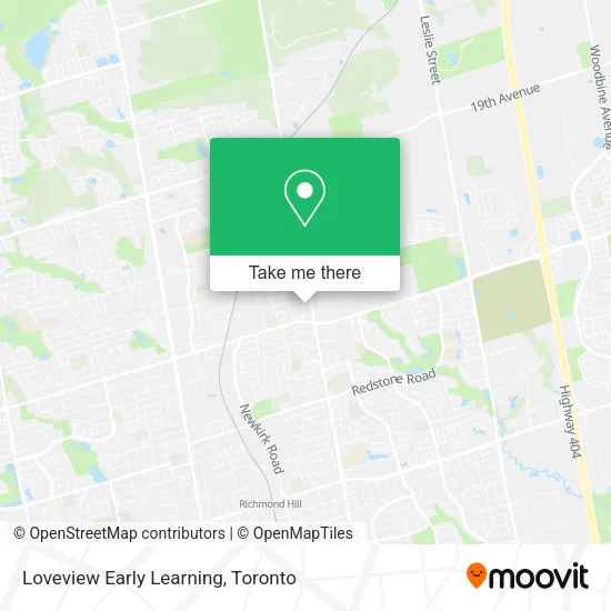Loveview Early Learning map