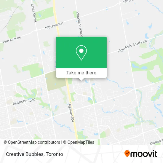 Creative Bubbles map