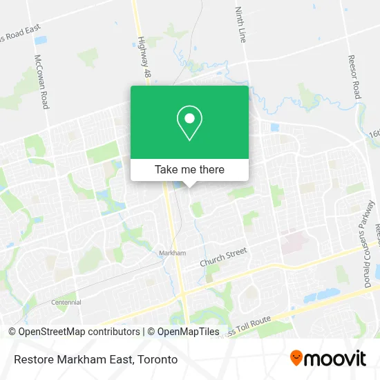 Restore Markham East map