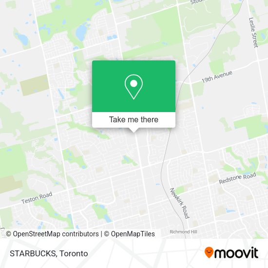 STARBUCKS map
