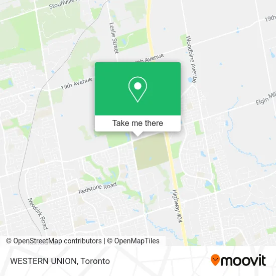WESTERN UNION map