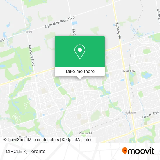 CIRCLE K map