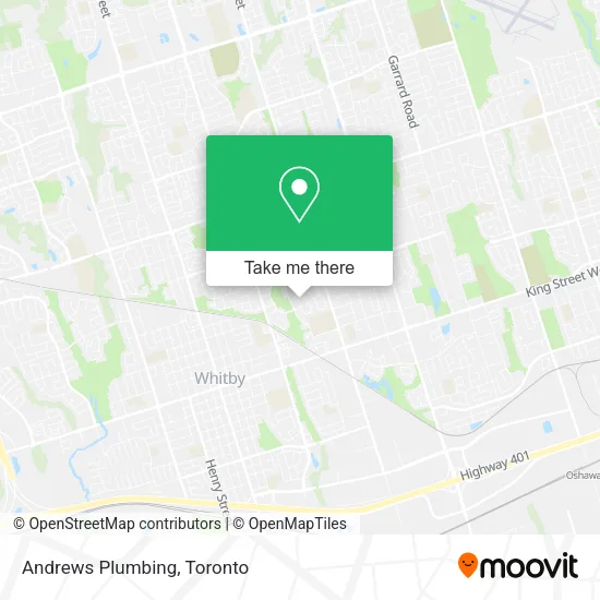 Andrews Plumbing map