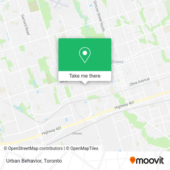 Urban Behavior map
