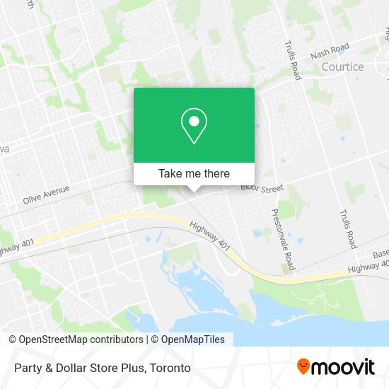 Party & Dollar Store Plus map