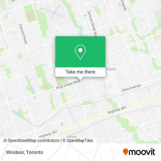 Windsor map