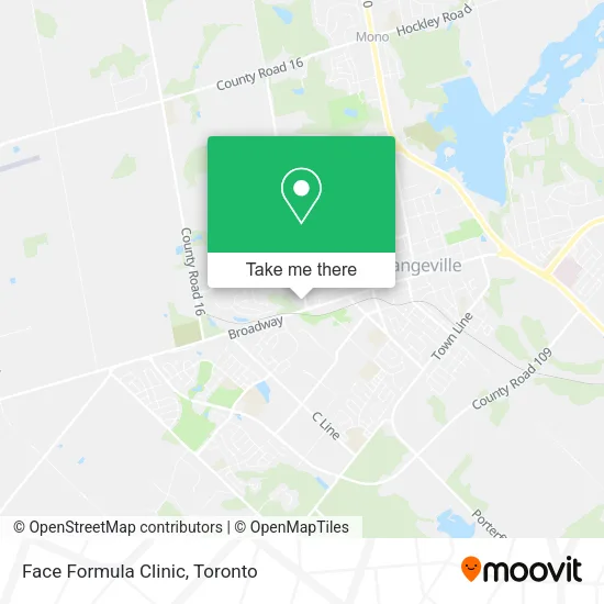 Face Formula Clinic map