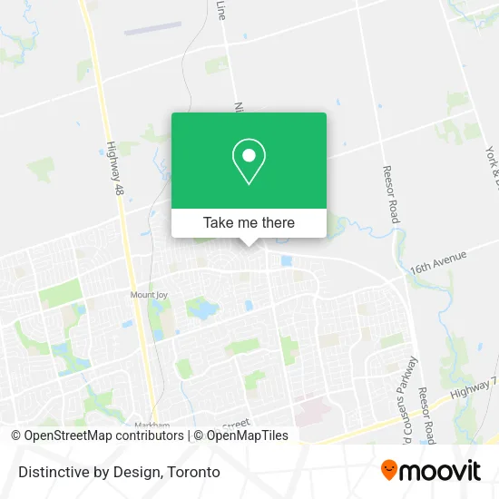 Distinctive by Design map