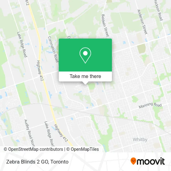 Zebra Blinds 2 GO map