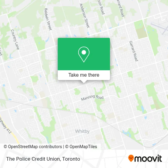 The Police Credit Union map
