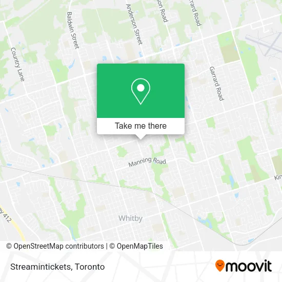 Streamintickets map