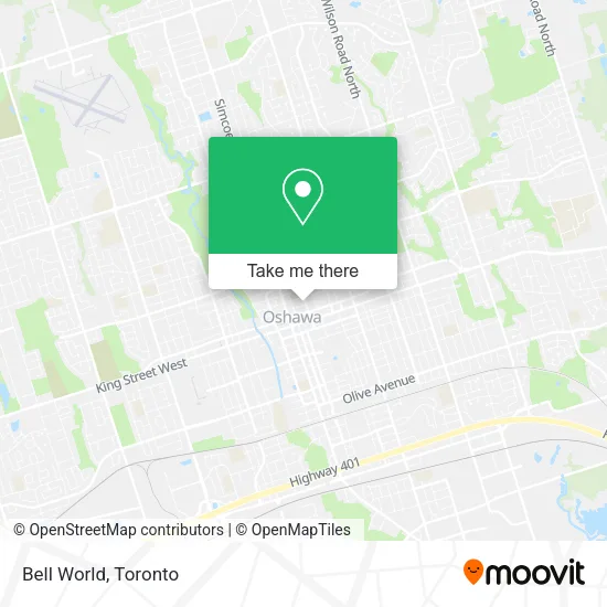 Bell World map