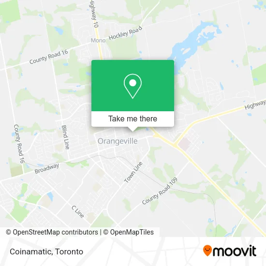Coinamatic map