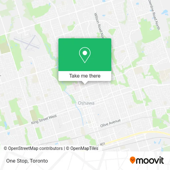 One Stop map