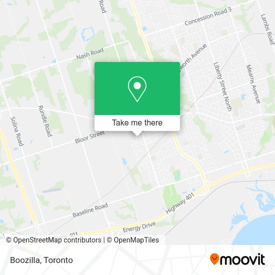 Boozilla map