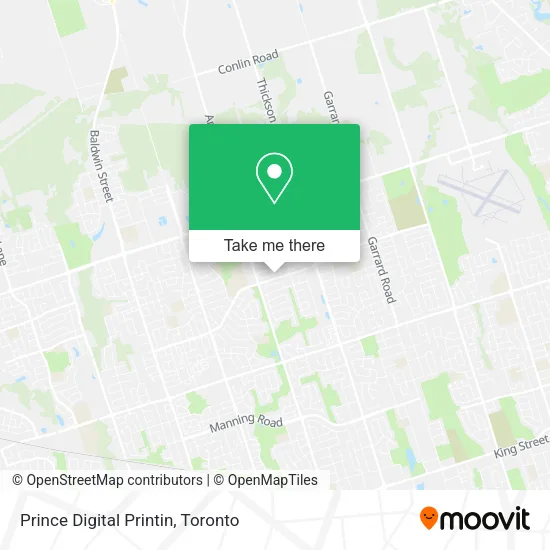 Prince Digital Printin map