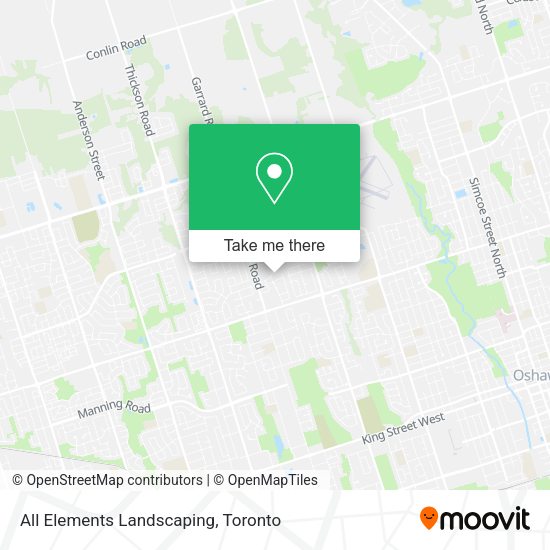 All Elements Landscaping map