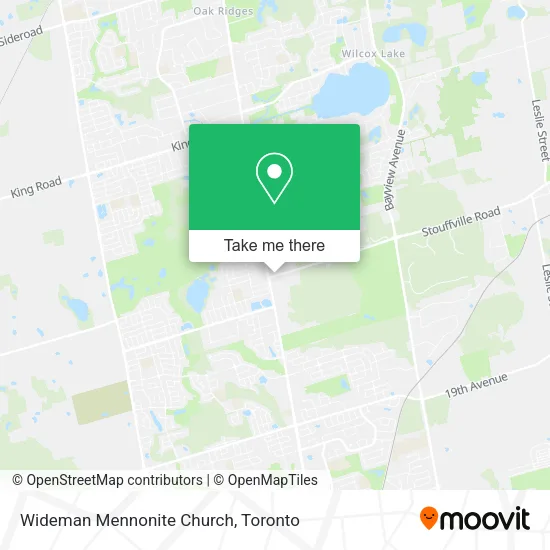 Wideman Mennonite Church plan