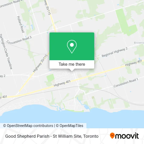 Good Shepherd Parish - St William Site map