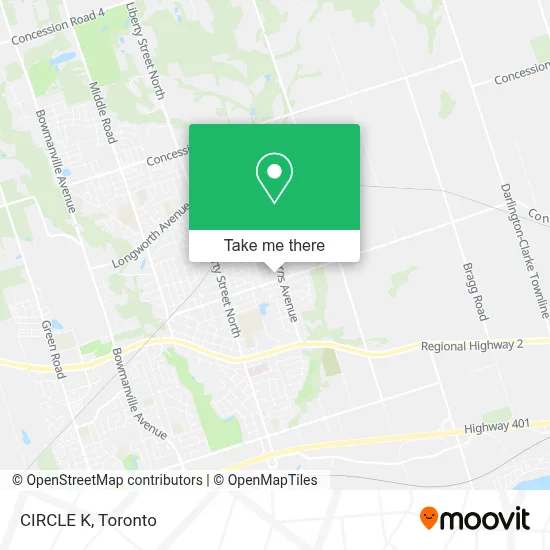 CIRCLE K map