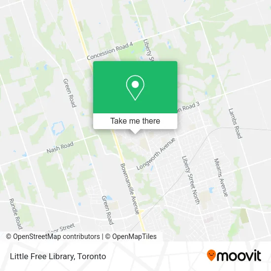 Little Free Library map