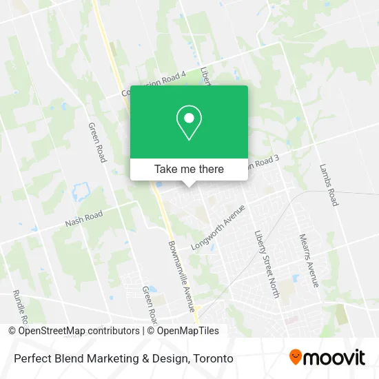 Perfect Blend Marketing & Design map