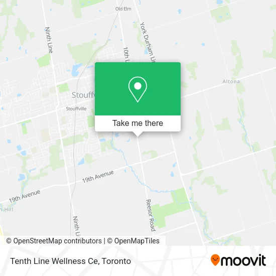 Tenth Line Wellness Ce map
