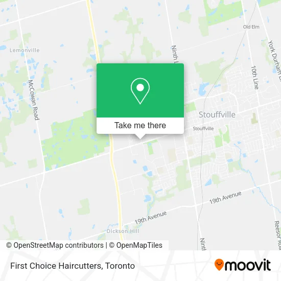 First Choice Haircutters map