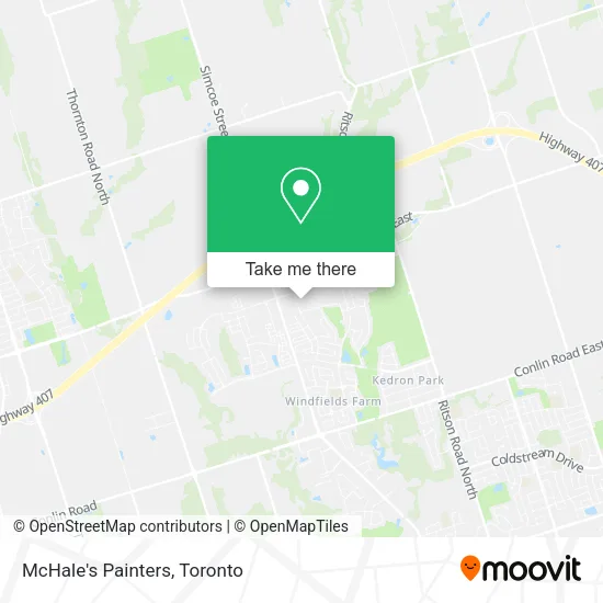 McHale's Painters map