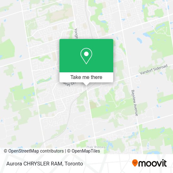 Aurora CHRYSLER RAM map