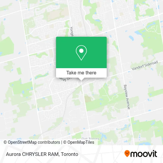 Aurora CHRYSLER RAM map